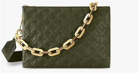 green louis vuitton purse|louis vuitton coussin bag green.